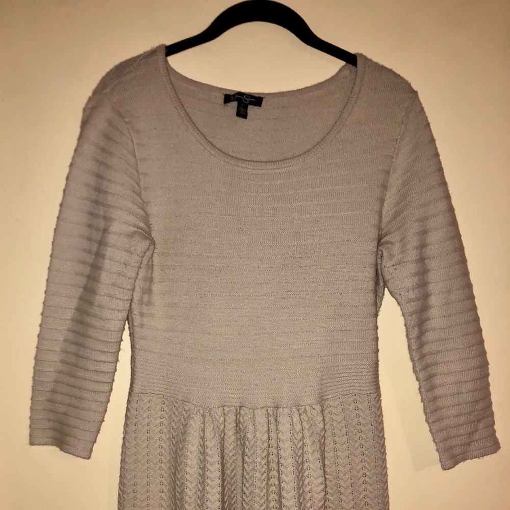 Tan Jessica Simpson Sweater Dress